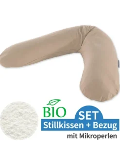 Stillkissen Das Original mit Mikroperlen-Füllung in braun