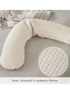 Stillkissen Das Original mit Mikroperlen-Füllung in beige,weiss