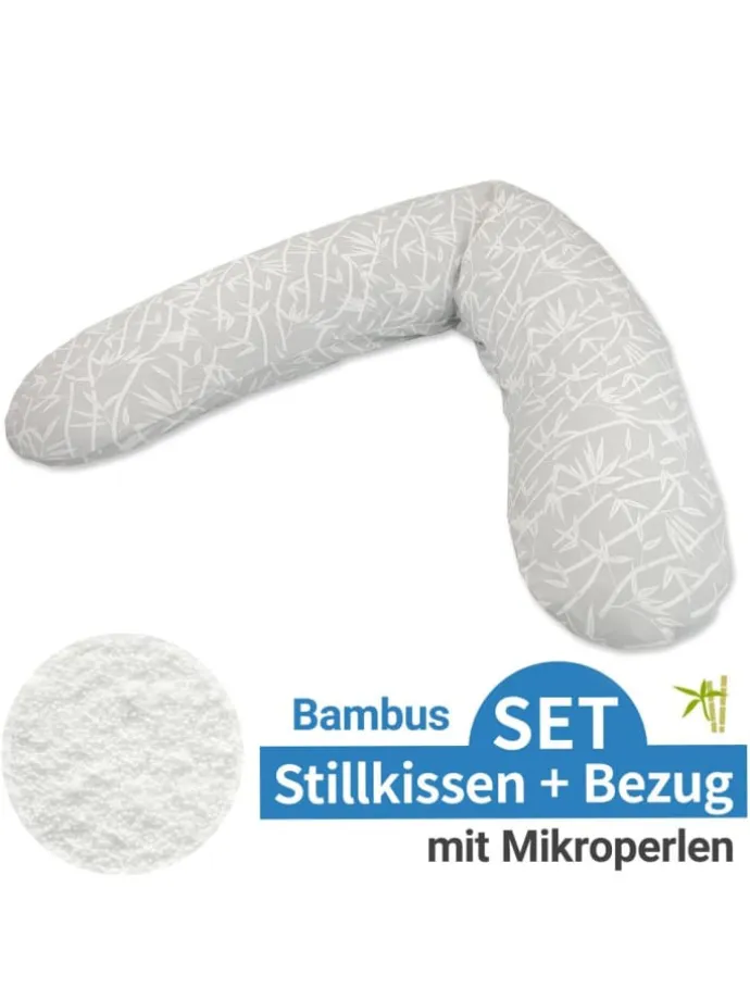Stillkissen Das Original mit Mikroperlen-Füllung in grau