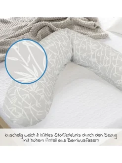 Stillkissen Das Original mit Mikroperlen-Füllung in grau
