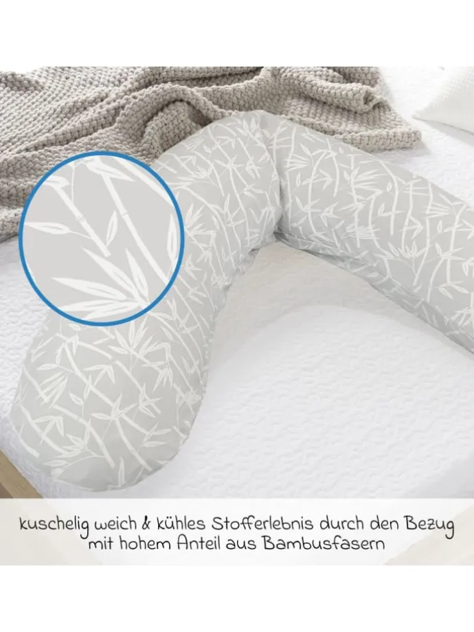 Stillkissen Das Original mit Mikroperlen-Füllung in grau
