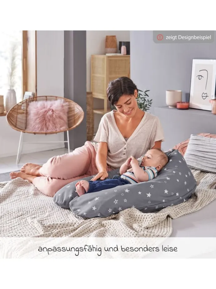 Stillkissen Das Original mit Mikroperlen-Füllung in grau