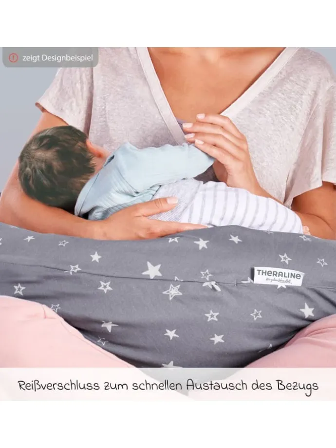 Stillkissen Das Original mit Mikroperlen-Füllung in grau