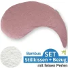 Stillkissen Das Yinnie mit feiner Perlen-Füllung in rosa