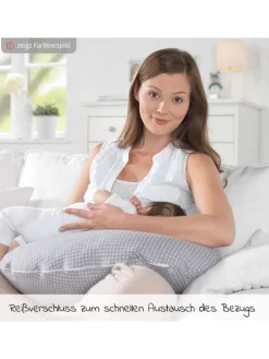 Stillkissen Das Yinnie mit feiner Perlen-Füllung in rosa