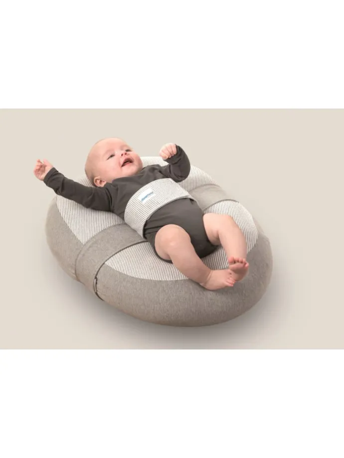 Stillkissen Relax Bezug „Classic gestreift" in Grau