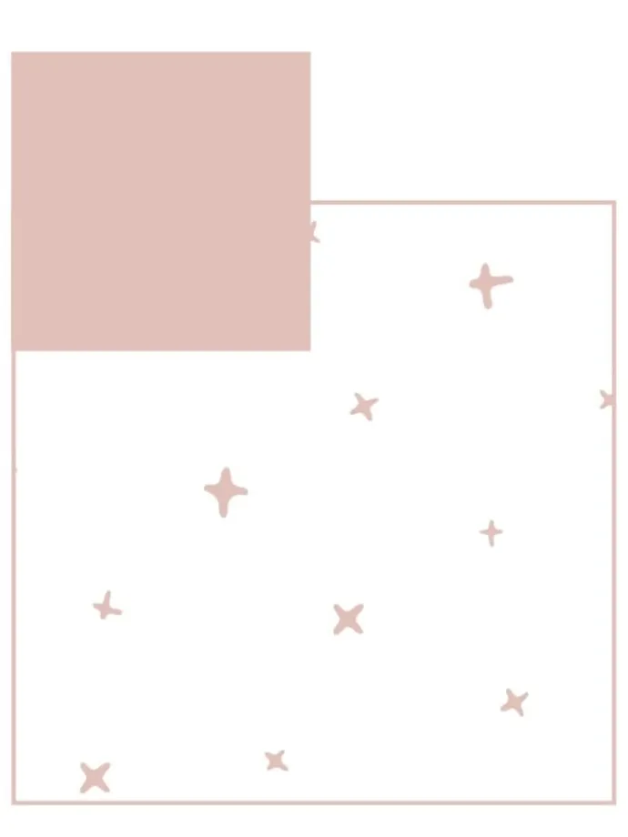 Stillkissen Relax Bezug „Stars" in Rosa