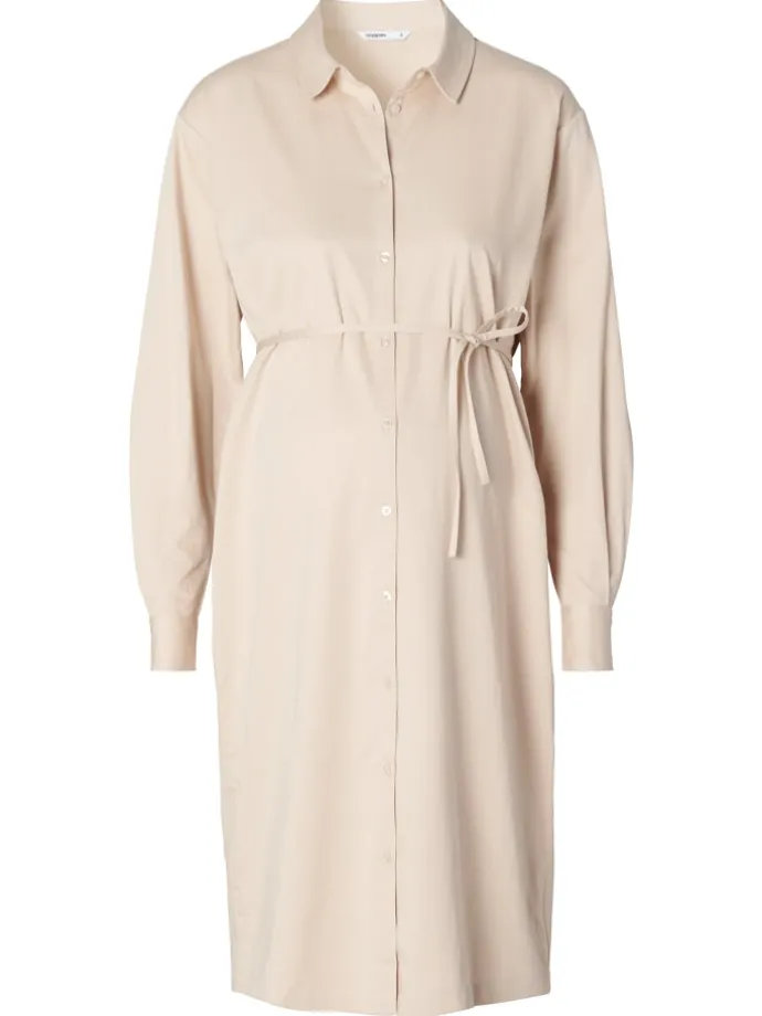 Still-Kleid Akaya in Light Sand