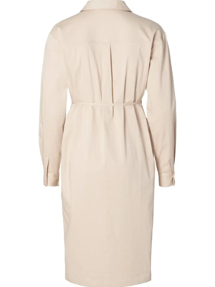 Still-Kleid Akaya in Light Sand