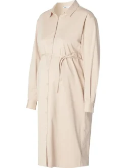 Still-Kleid Akaya in Light Sand