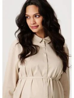 Still-Kleid Akaya in Light Sand