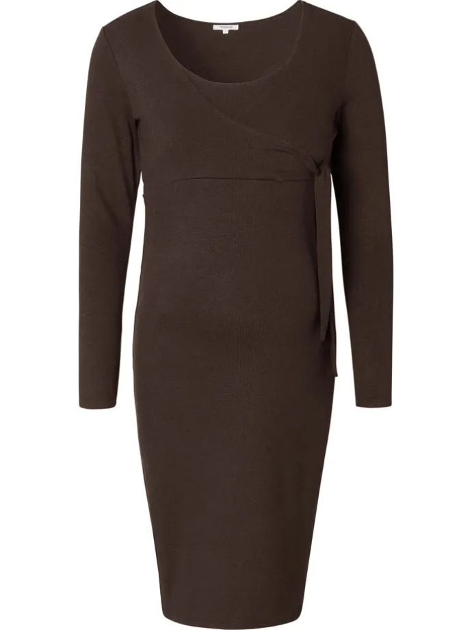 Still-Kleid Asa in Coffee Bean