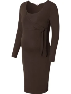 Still-Kleid Asa in Coffee Bean
