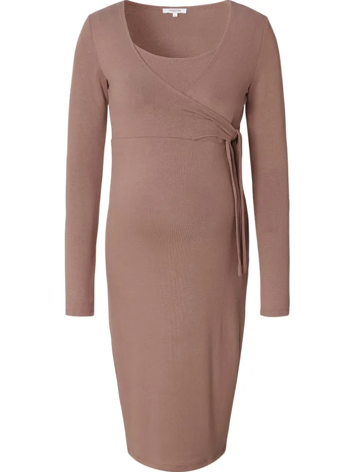 Still-Kleid Asa in Deep Taupe