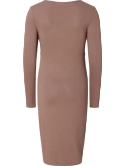 Still-Kleid Asa in Deep Taupe