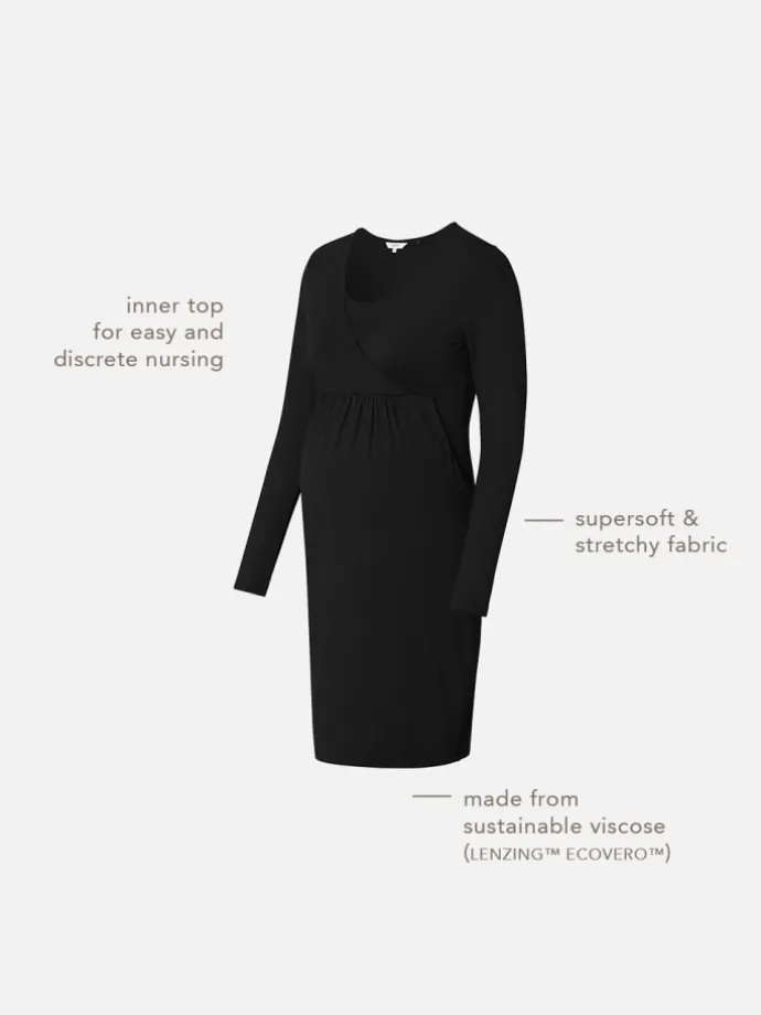 Still-Kleid Gaja in Black