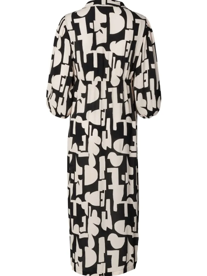 Still-Kleid Lieksa in Monochrome All Over Print