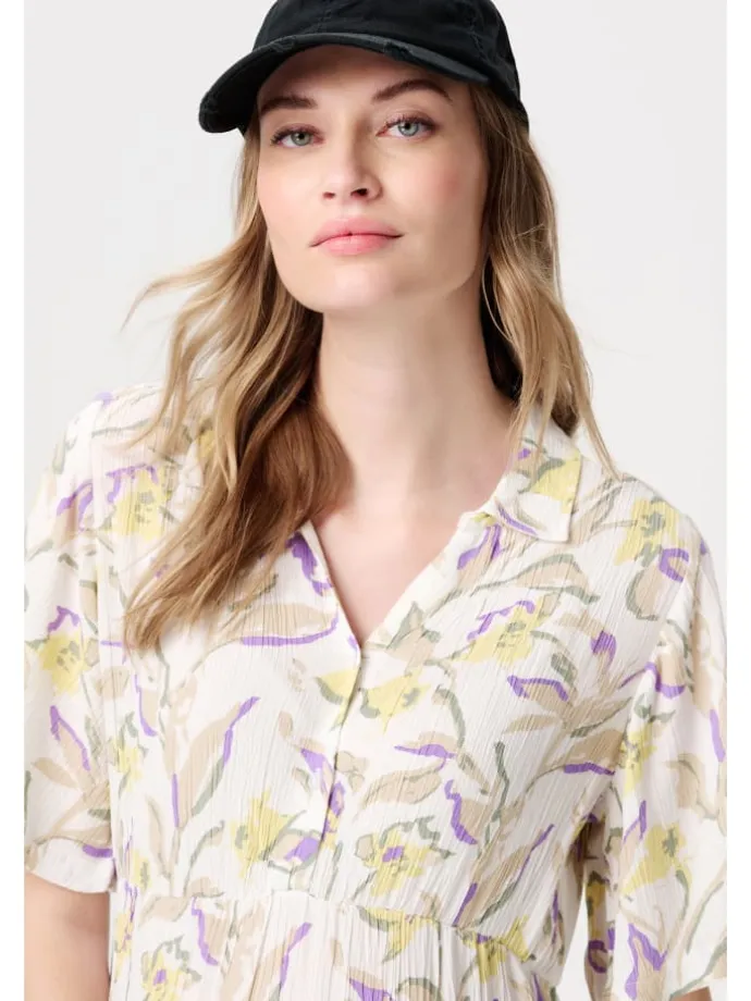 Still-Kleid Ofelia in Big Flower Print