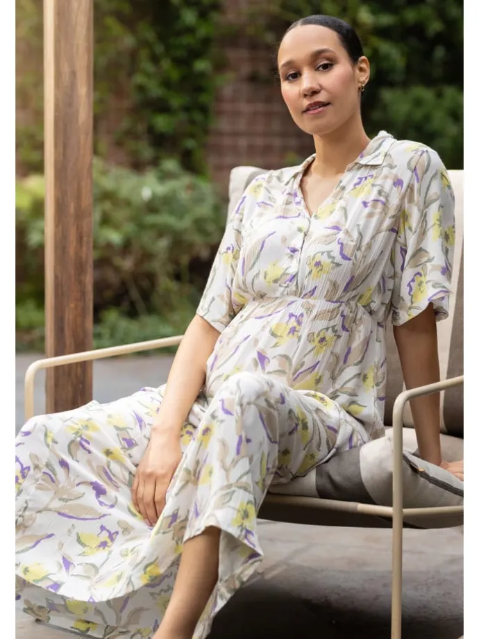 Still-Kleid Ofelia in Big Flower Print