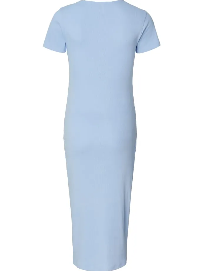 Still-Kleid Soiree in Light Sky