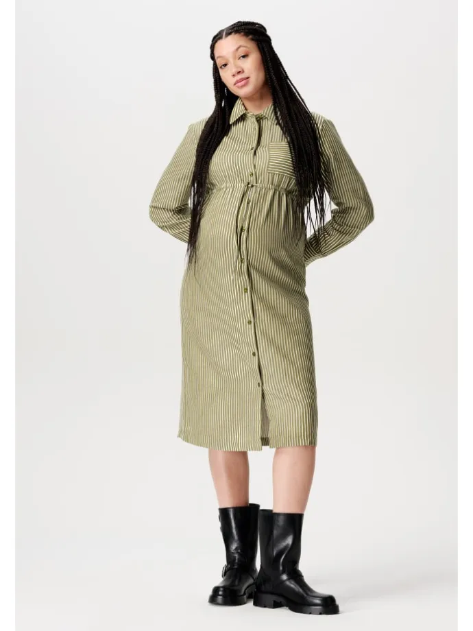 Still-Kleid Vaala in Sphagnum Stripe