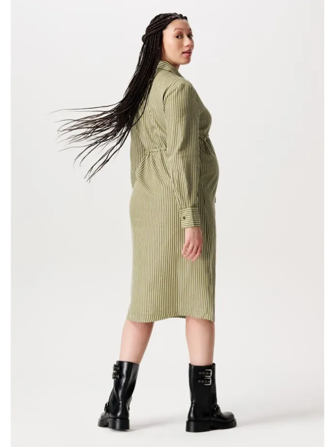 Still-Kleid Vaala in Sphagnum Stripe