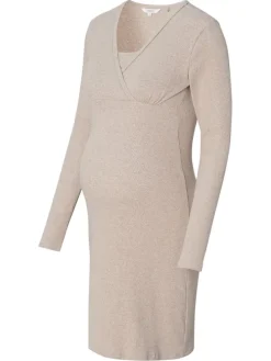 Still-Nachtkleid Alisa in Taupe Melange