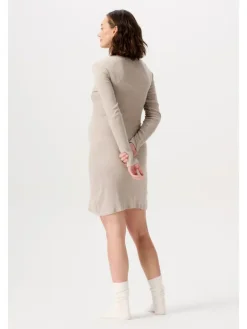 Still-Nachtkleid Alisa in Taupe Melange