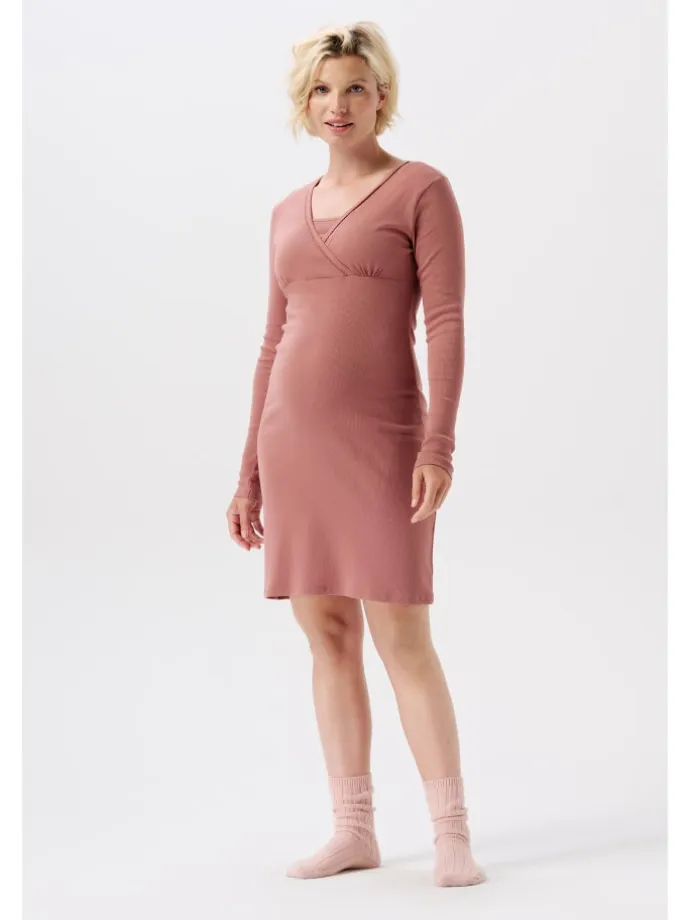 Still-Nachtkleid Alisa in Burlwood