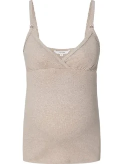 Still-Schlaftop Maja in Taupe Melange