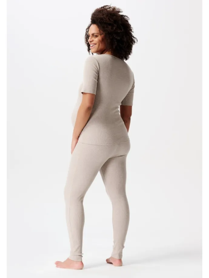 Still-Schlaftop Renate in Taupe Melange