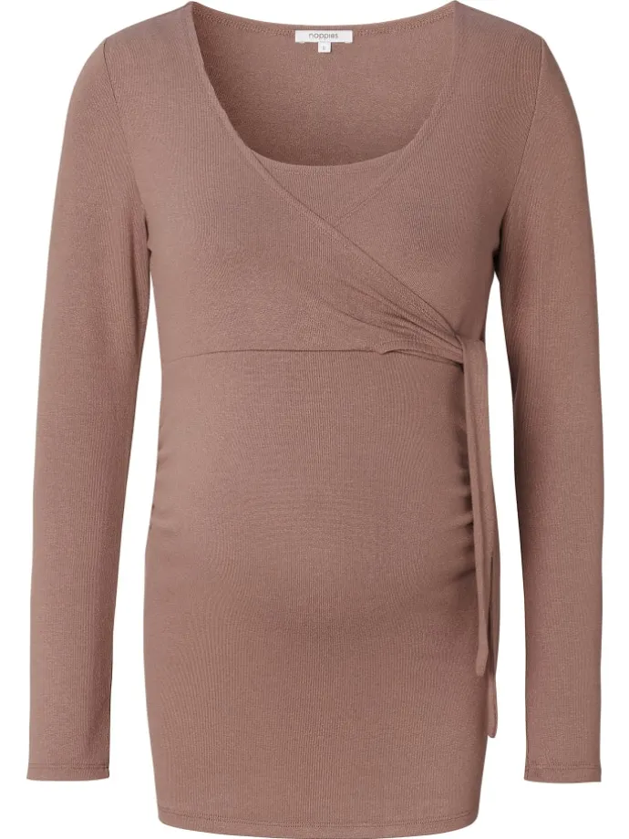 Still-Shirt Elin in Deep Taupe