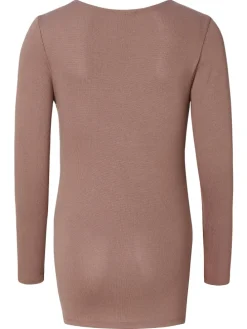 Still-Shirt Elin in Deep Taupe