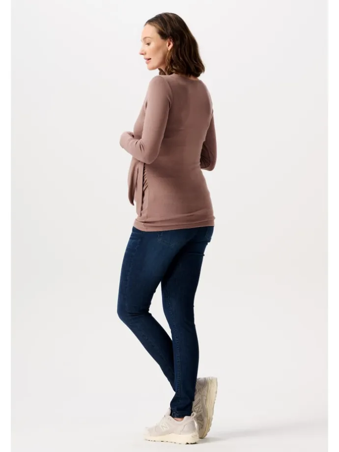 Still-Shirt Elin in Deep Taupe
