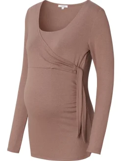 Still-Shirt Elin in Deep Taupe