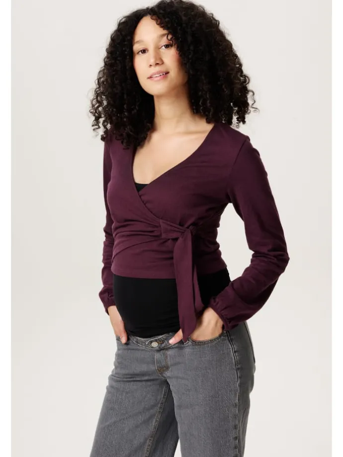 Still-Shirt Jah-Nell in Plum Perfect