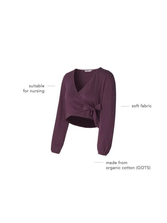 Still-Shirt Jah-Nell in Plum Perfect