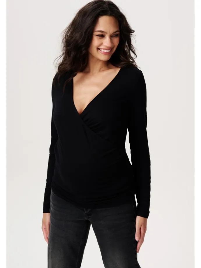 Still-Shirt Langu in Black