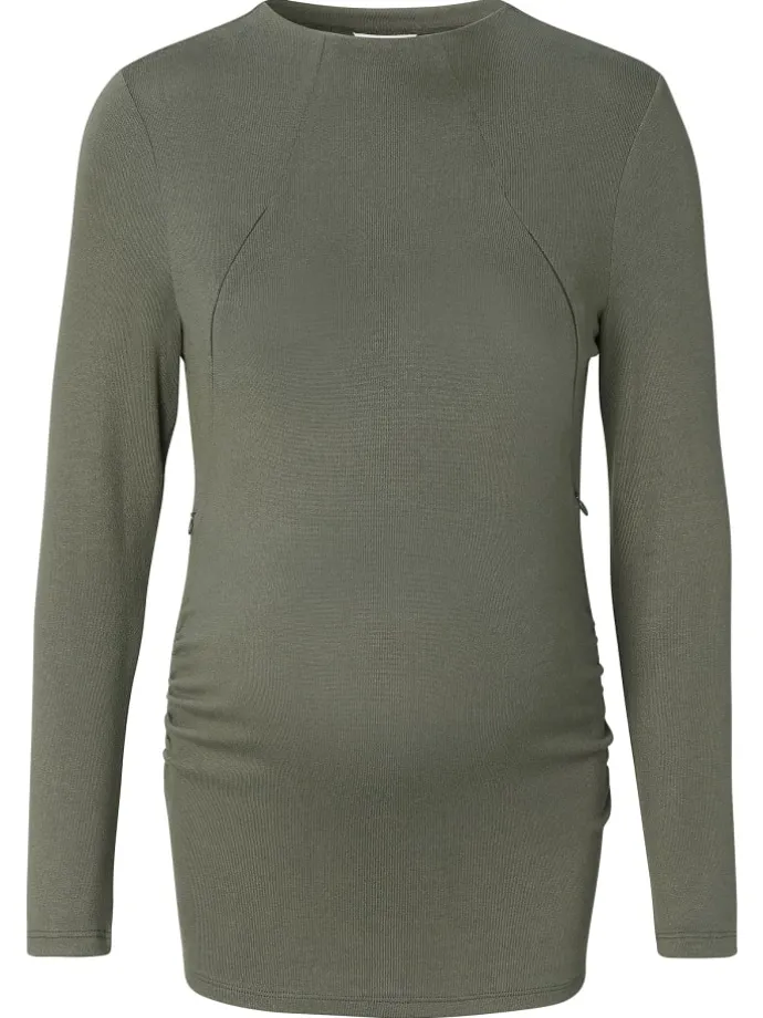 Still-Shirt Rosa in Olive