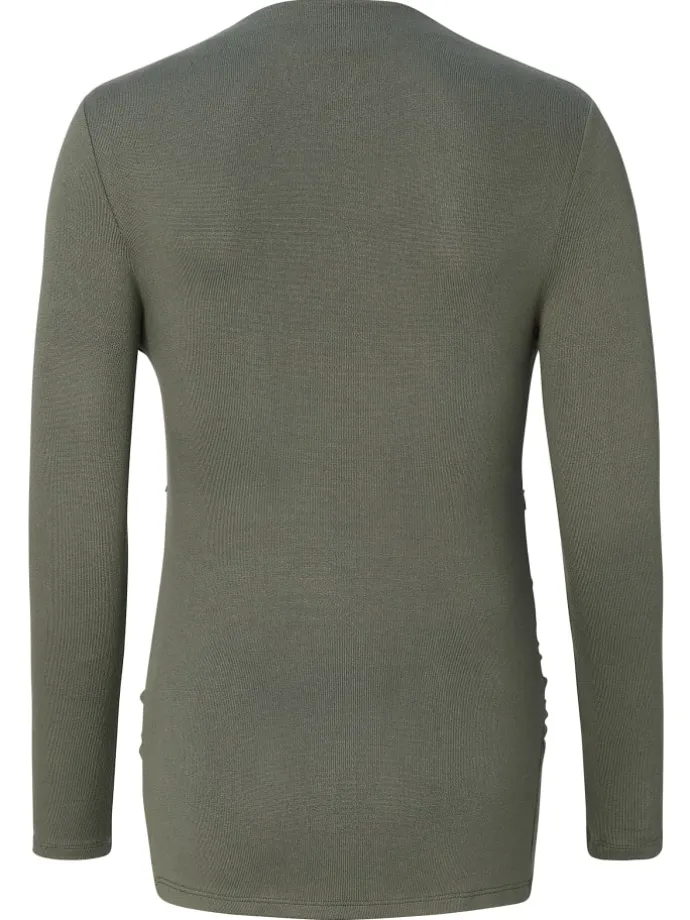 Still-Shirt Rosa in Olive