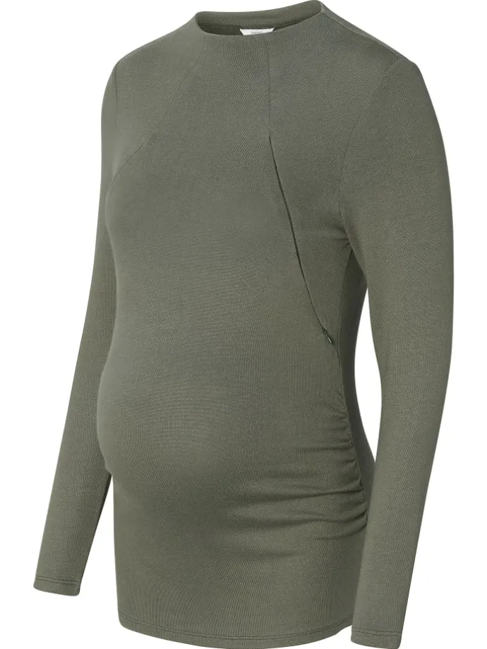 Still-Shirt Rosa in Olive
