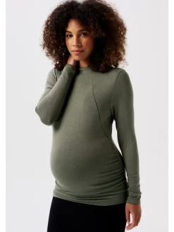 Still-Shirt Rosa in Olive