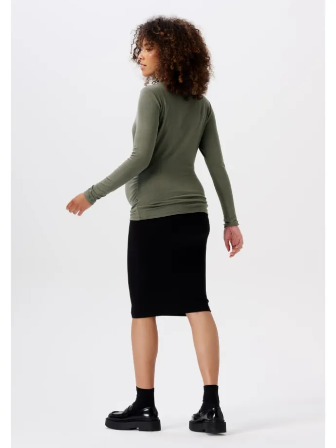 Still-Shirt Rosa in Olive