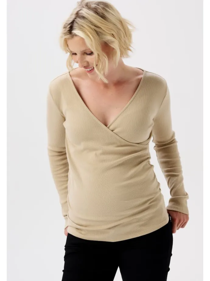 Still-Shirt Sara in White Pepper
