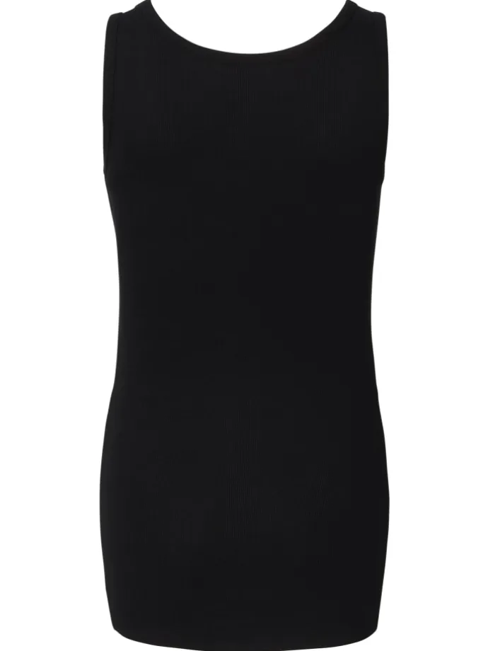 Still-Top Evita in Black
