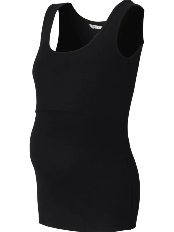 Still-Top Evita in Black