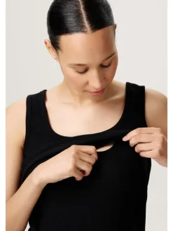 Still-Top Evita in Black