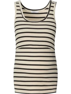 Still-Top Jamee in Cream Stripe