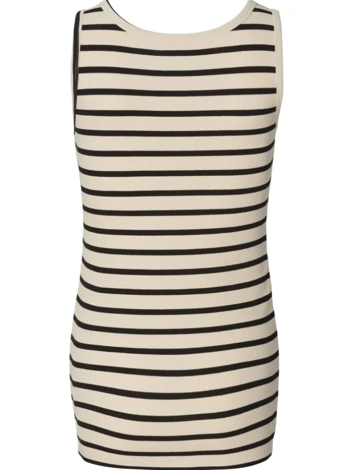 Still-Top Jamee in Cream Stripe