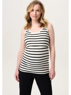 Still-Top Jamee in Cream Stripe